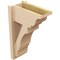 Ekena Millwork 7 1/2-in W x 14-in D x 22-in H Balboa Trad Rough Cedar Woodgrain TimberThane Outlooker, Primed Tan OUTUR075X14X22BOA04RCPR - alternate 3